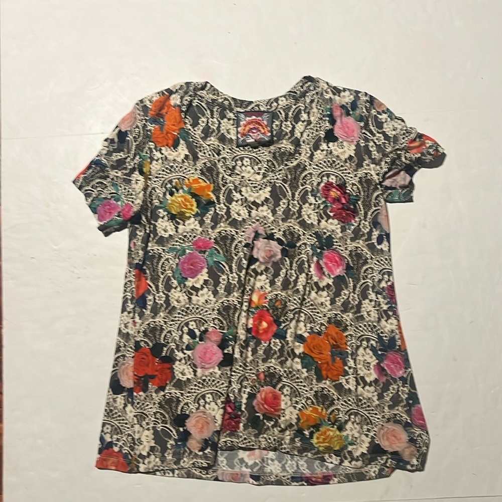 Johnny Was Rose Lace Blouse